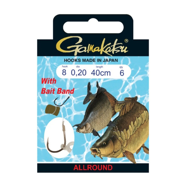Крючок GAMAKATSU BKS-G1-103 Bait Band 40см №10 d поводка 018 (6шт.) (140327-01000). Фото №1 Крючок GAMAKATSU BKS-G1-103 Bait Band 40см №10 d поводка 018 (6шт.) (140327-01000). Фото №1