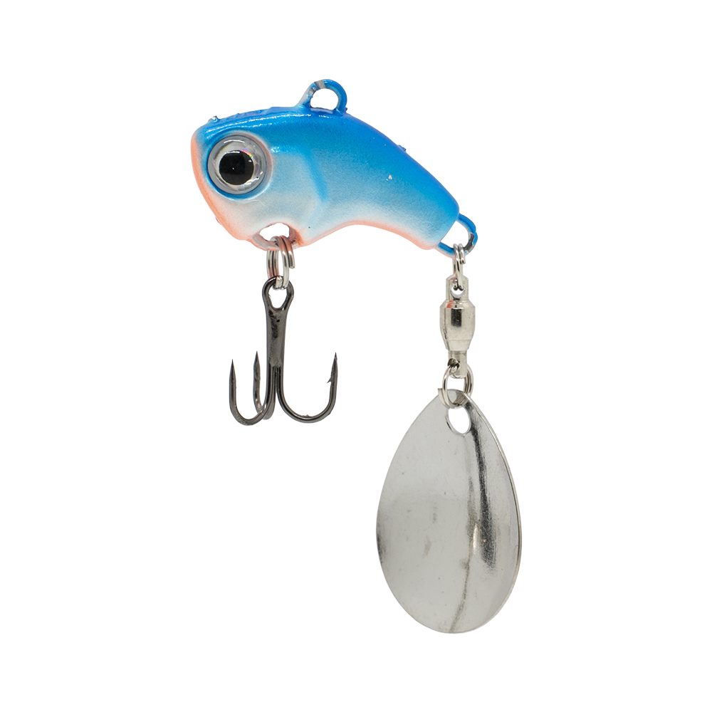 Тейл-спиннер Fish Hawk VIBEZ 14гр, цвет 07 голуб. Фото №1