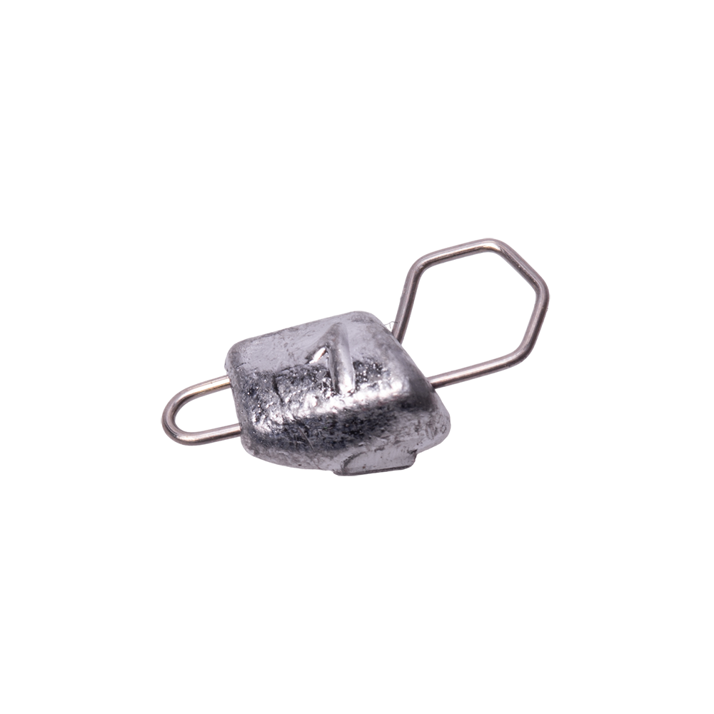 Груз "Клык" разборный серия "Ультро-лайт" ухо -0,5мм. нержавеющая проволока 1гр. Фото №1