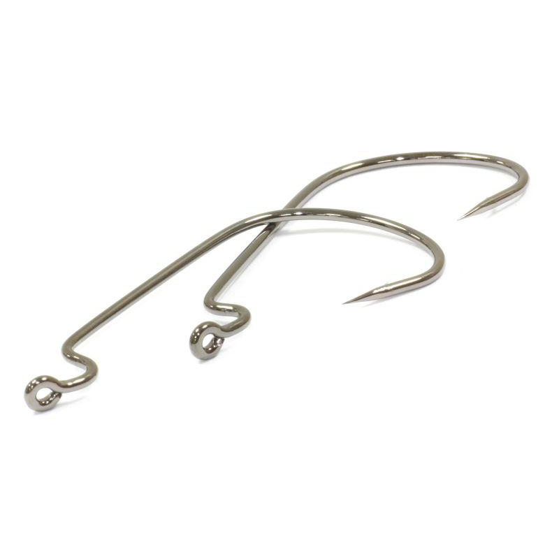 Крючки metsui WIDE RANGE WORM цвет bin размер №2 в уп. 6шт.. Фото №2