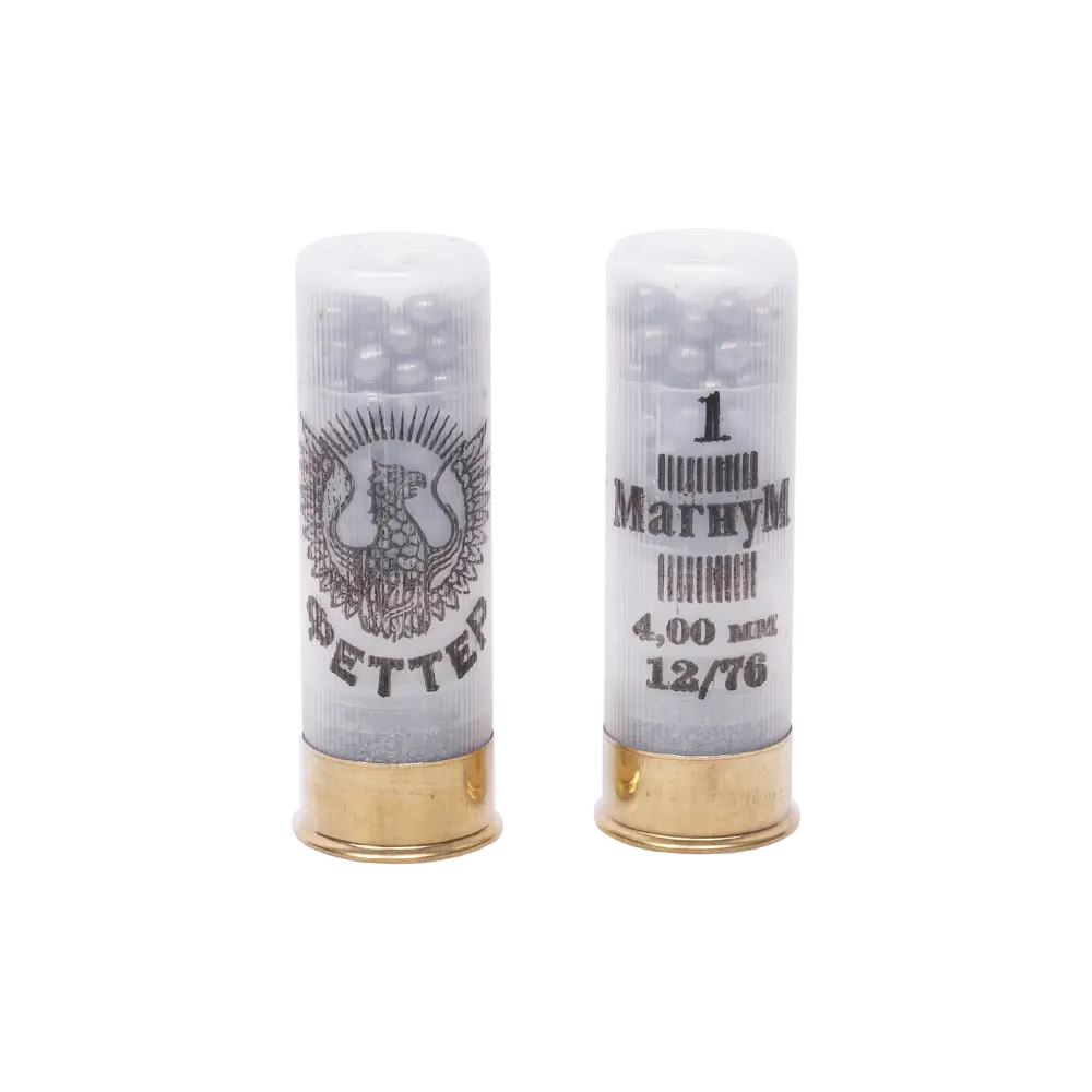 Патрон ФЕТТЕР МАГНУМ 12/76 дробь № 1, 44гр. (в пачке 15 шт.) (в коробке 120 шт.). Фото №3