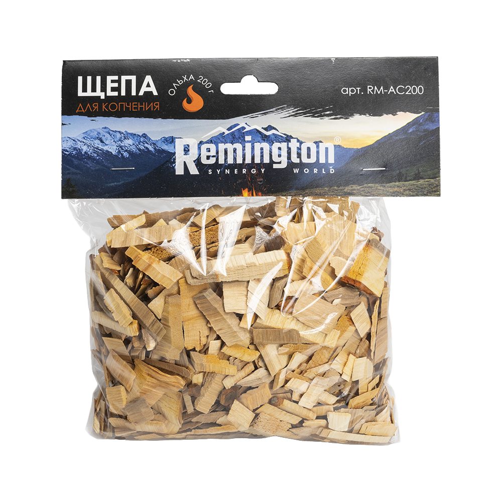 Щепа Remington SW для копчения (ольха) 200 гр. Фото №1 Щепа Remington SW для копчения (ольха) 200 гр. Фото №1