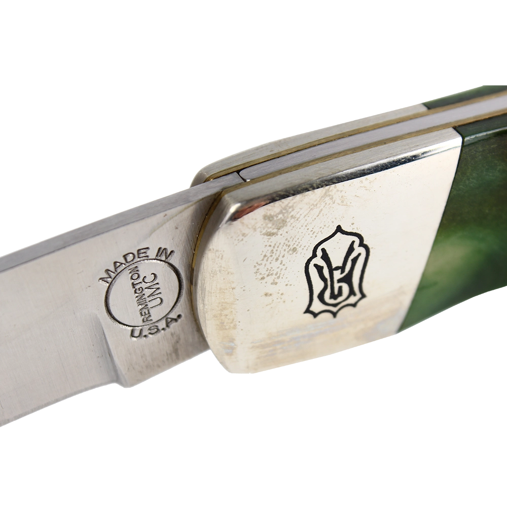 Нож Remington Green Jigged Bone - Lockback. Фото №4
