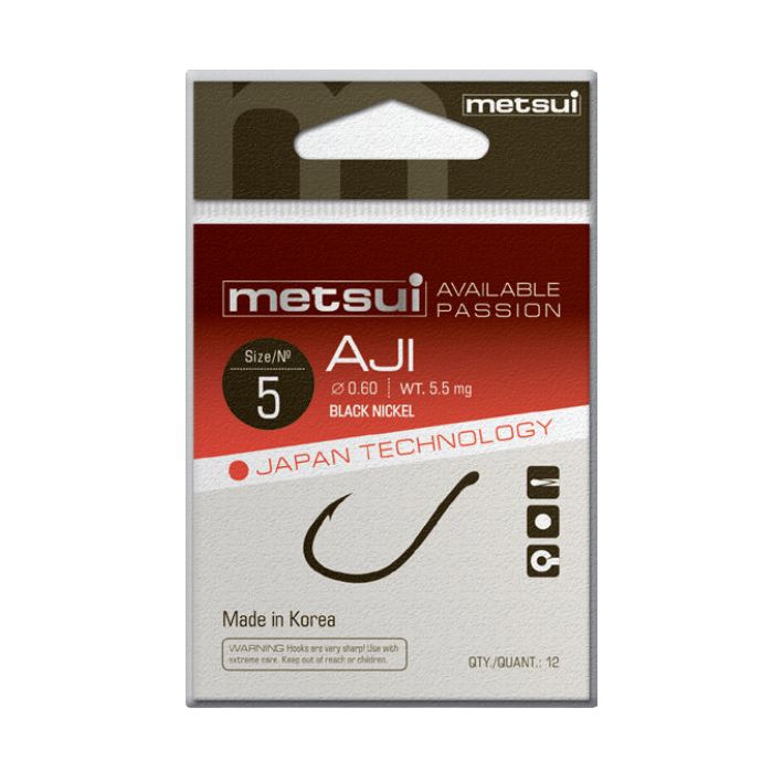 Крючки metsui AJL цвет bin размер №14 в уп. 12шт.. Фото №1