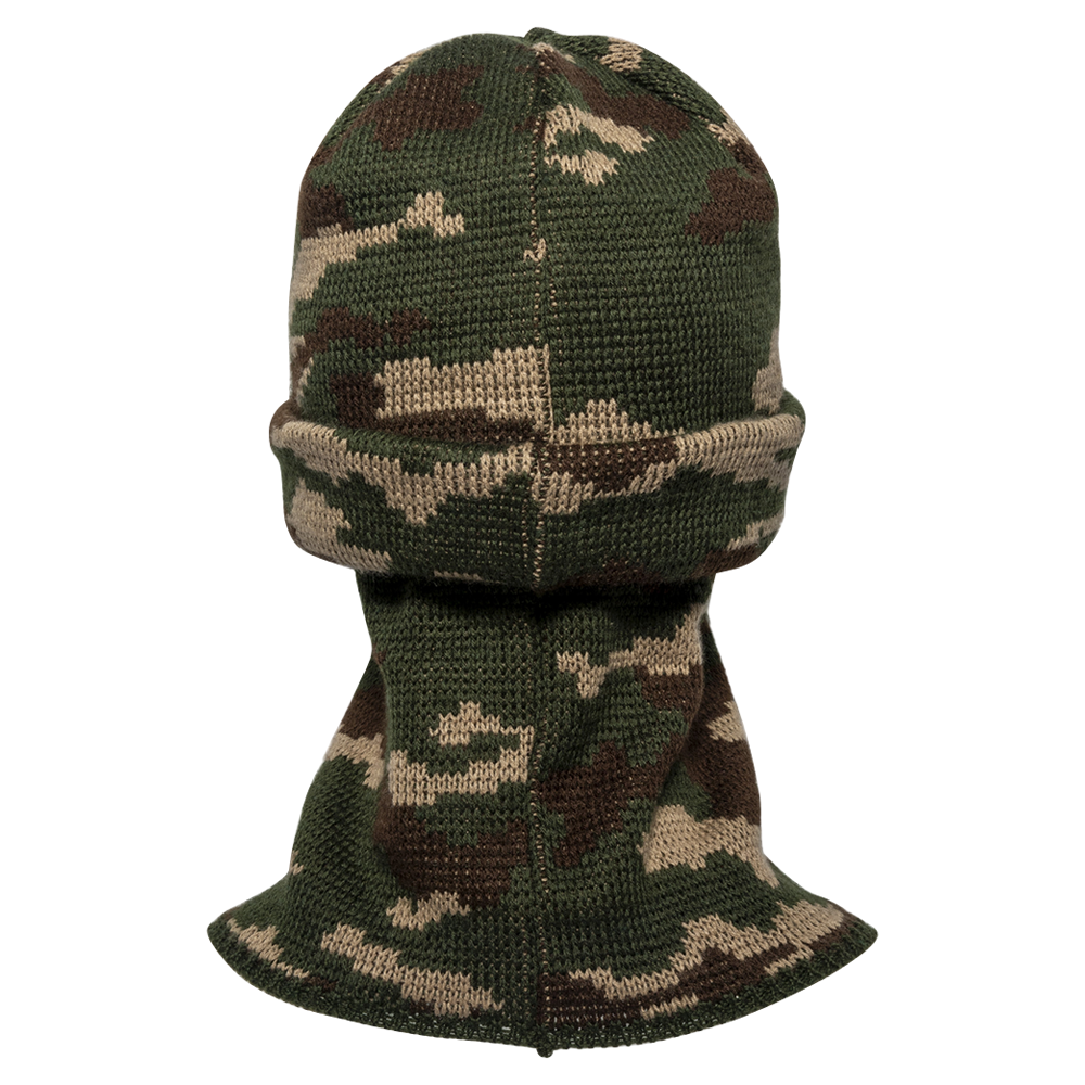 Маска-шапка камуфлированная лес . Фото №4