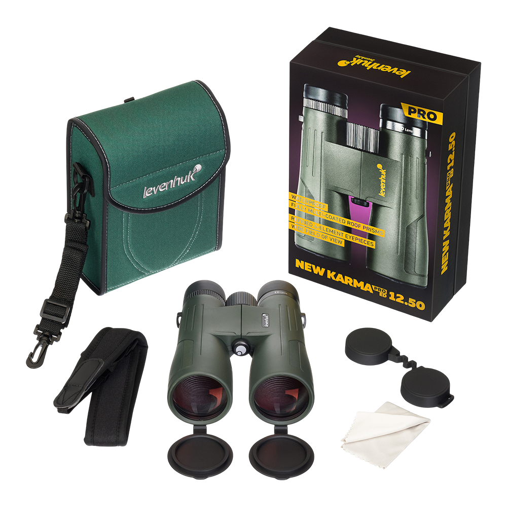 Бинокль Levenhuk New Karma PRO ED 12x50. Фото №2 Бинокль Levenhuk New Karma PRO ED 12x50. Фото №2