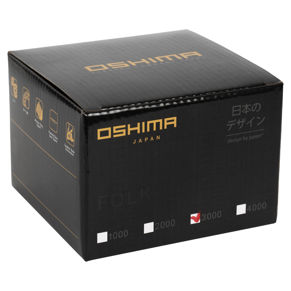 Катушка безынерционная Oshima Folk 3000 (bb 5+1; gr 5.1:1/6.4:1). Фото №6