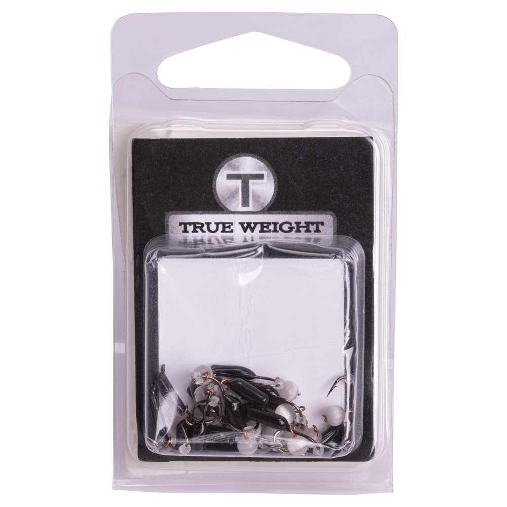 Мормышка вольфрамовая "Кошачий глаз" подвес d2,0 белый (10шт). Фото №2