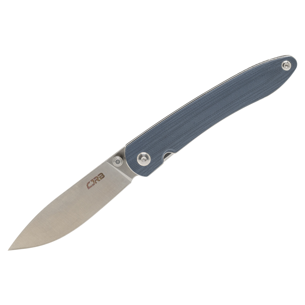 Нож складной CJRB Ria, клинок 12C27, рукоять серая G10. Фото №1