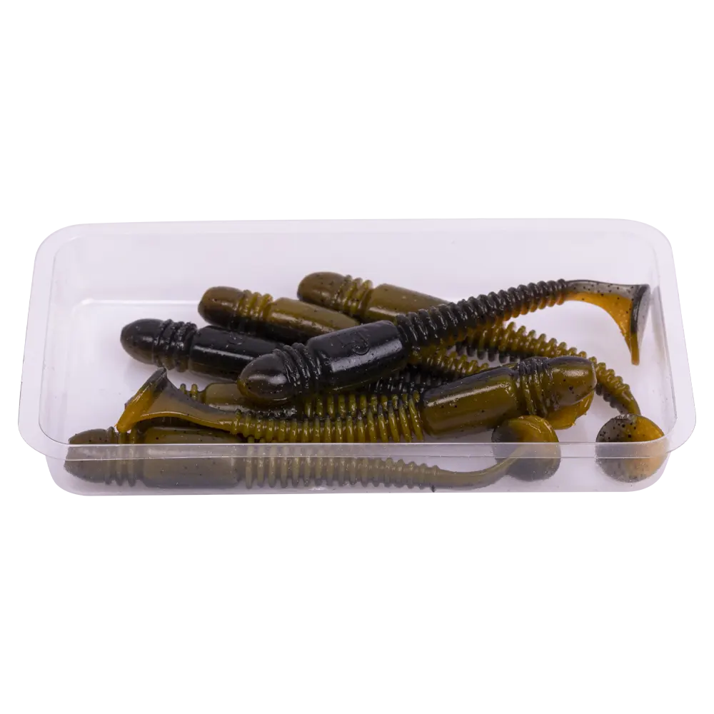 Виброхвост Lucky John Pro Series Tioga 2,9" 75мм, (7шт. упак.) цвет T45. Фото №4