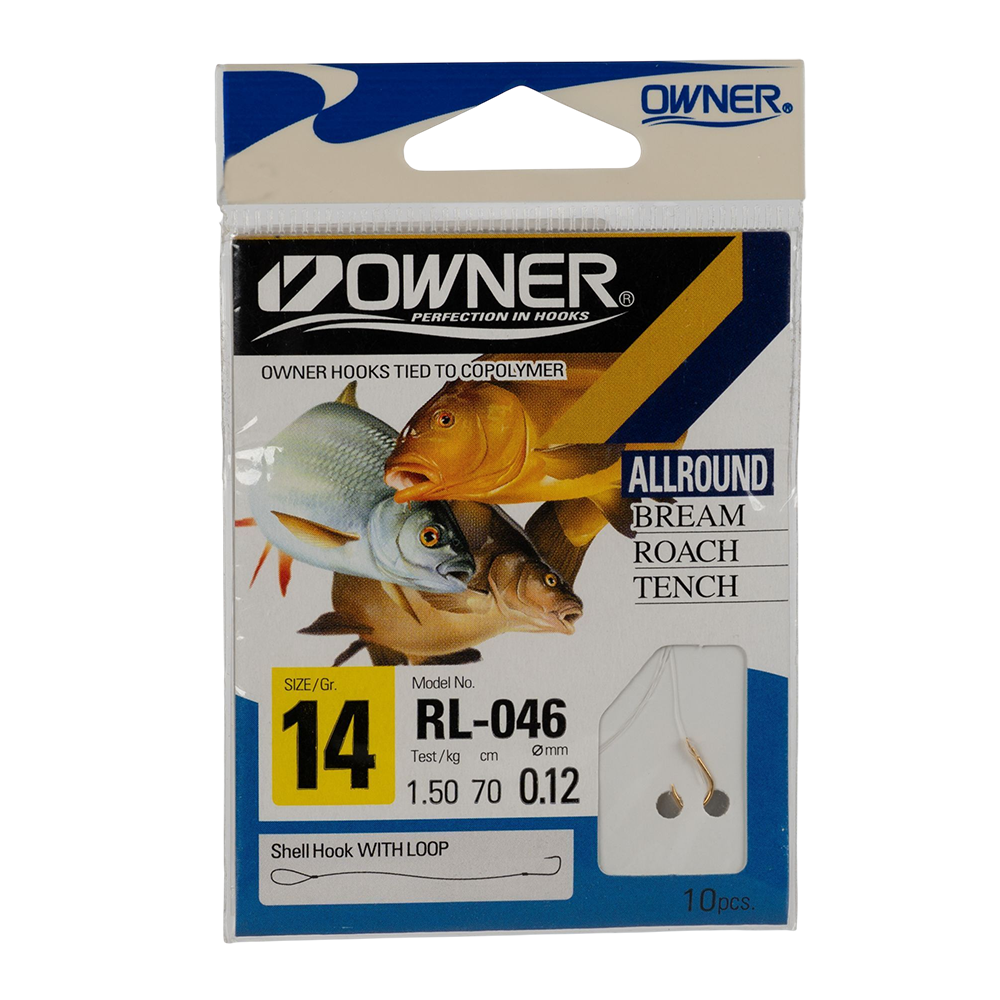 Крючок с поводком Owner RL-046 14-0.12. Фото №1