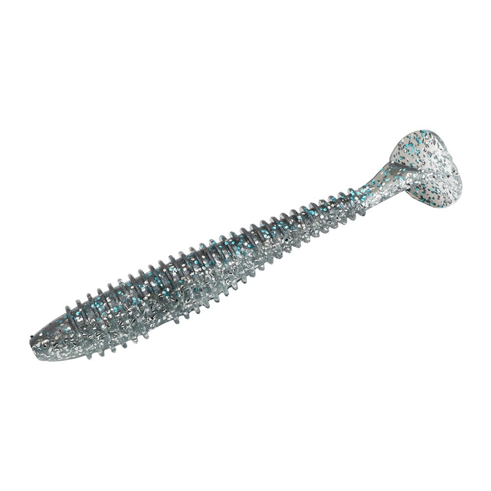 Виброхвост Esox Swinky Fat 5.5" 140мм, (3шт. упак.) цвет DC020. Фото №2