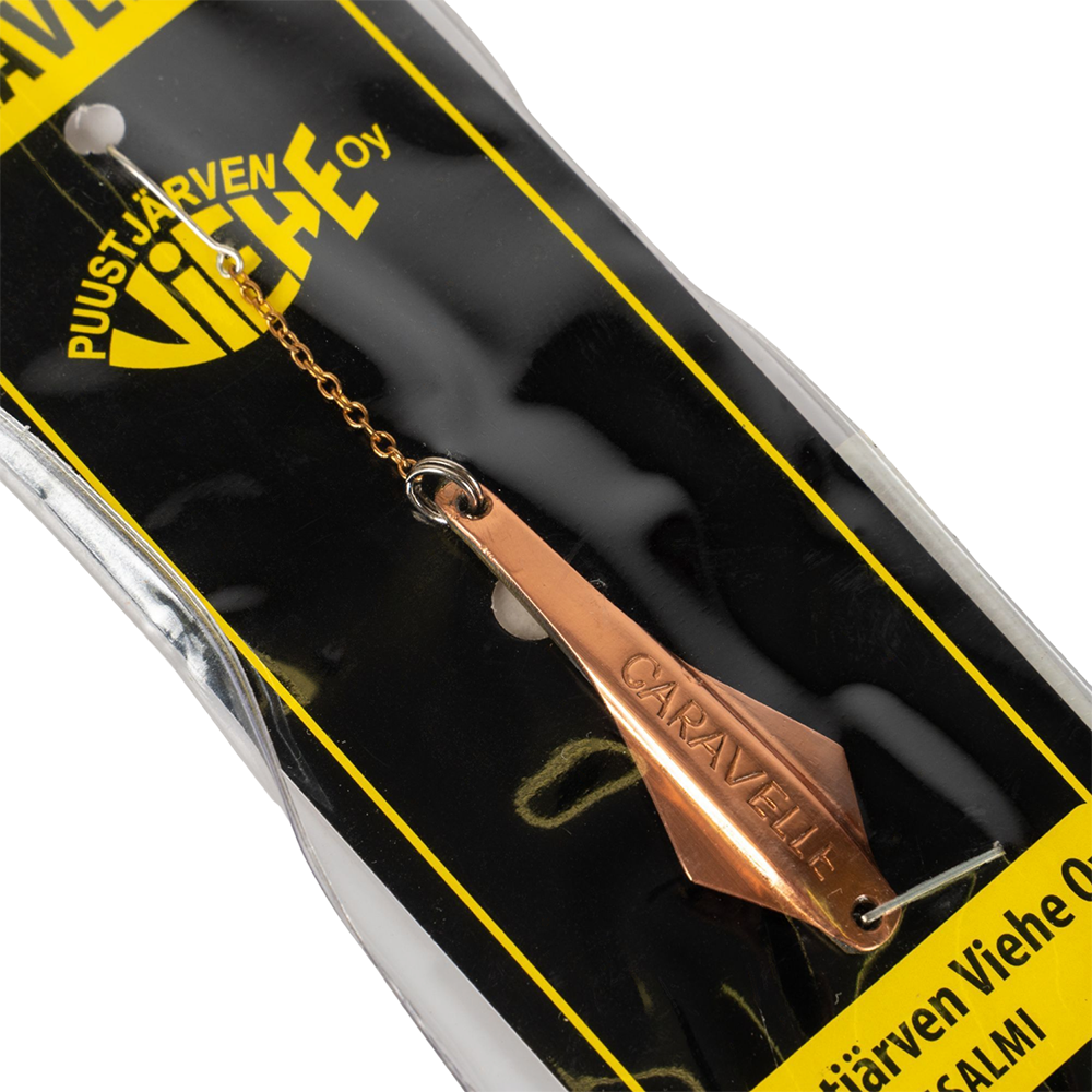 Блесна Puustjarven Caravelle 50мм, 5гр, цвет (Mes/Kup) цепочка-крючок. Фото №3 Блесна Puustjarven Caravelle 50мм, 5гр, цвет (Mes/Kup) цепочка-крючок. Фото №3