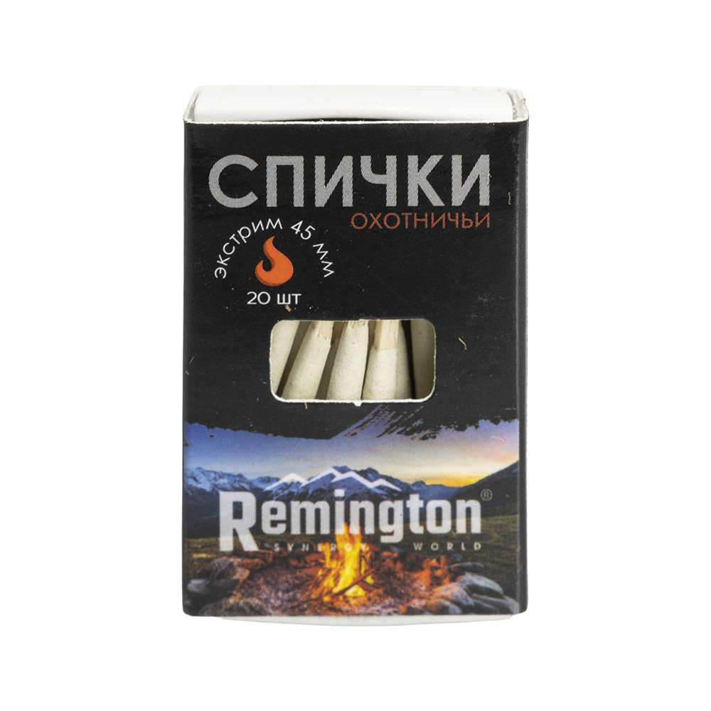 Спички Remington SW охотничьи (экстрим) 45 мм. Фото №1 Спички Remington SW охотничьи (экстрим) 45 мм. Фото №1