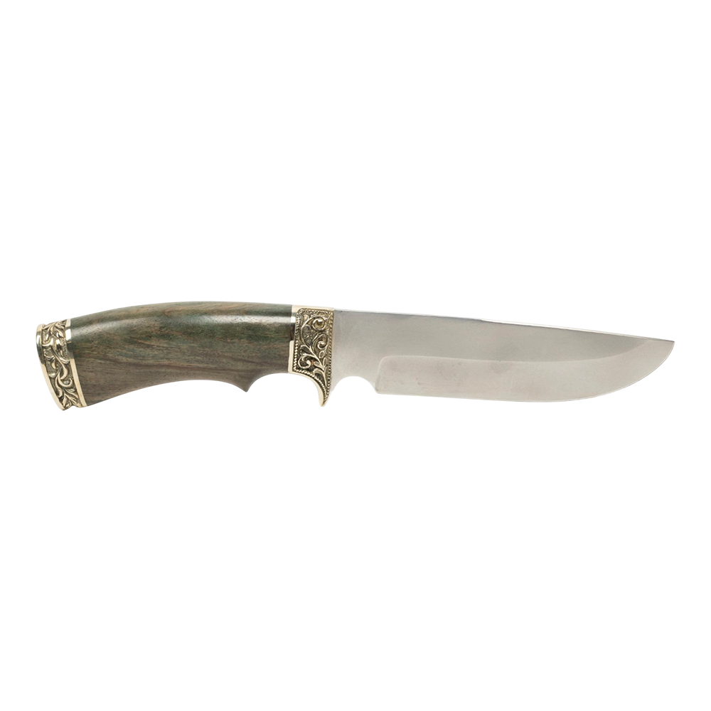 Нож МС Лорд, клинок VG-10, рукоять стаб.орех(кап), литье. Фото №1