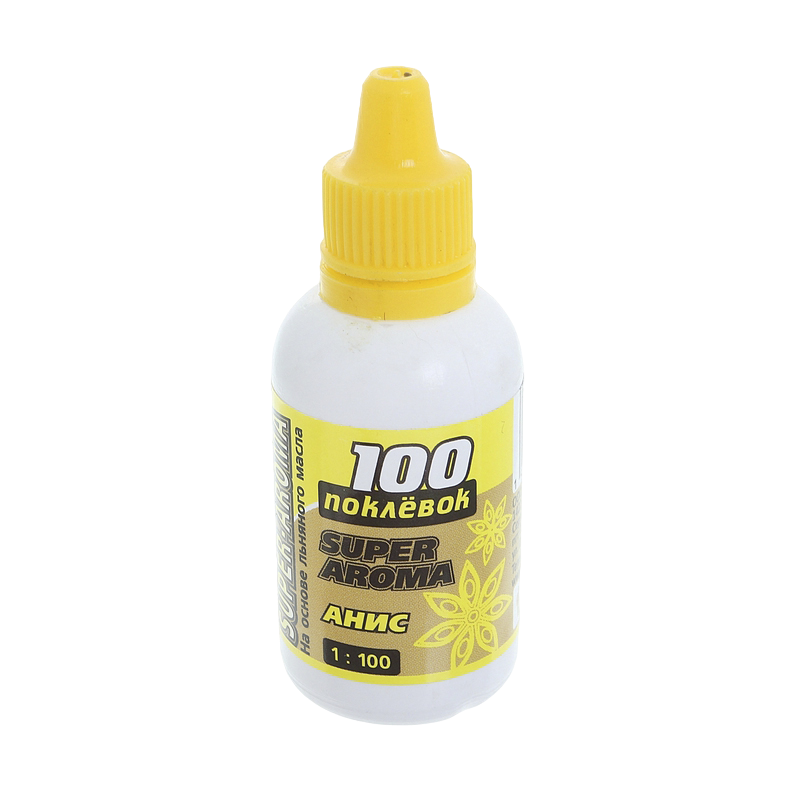 Арома-капли "100 Поклёвок" SUPER AROMA Анис (1 фл. - 30 мл.). Фото №2 Арома-капли "100 Поклёвок" SUPER AROMA Анис (1 фл. - 30 мл.). Фото №2