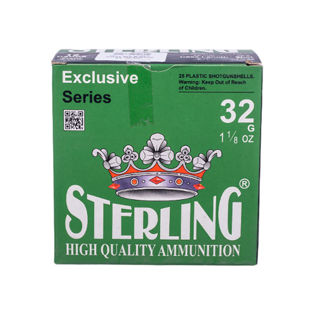 Патрон STERLING 12/70 № 4 32 гр. (в пачке 25 шт.). Фото №1