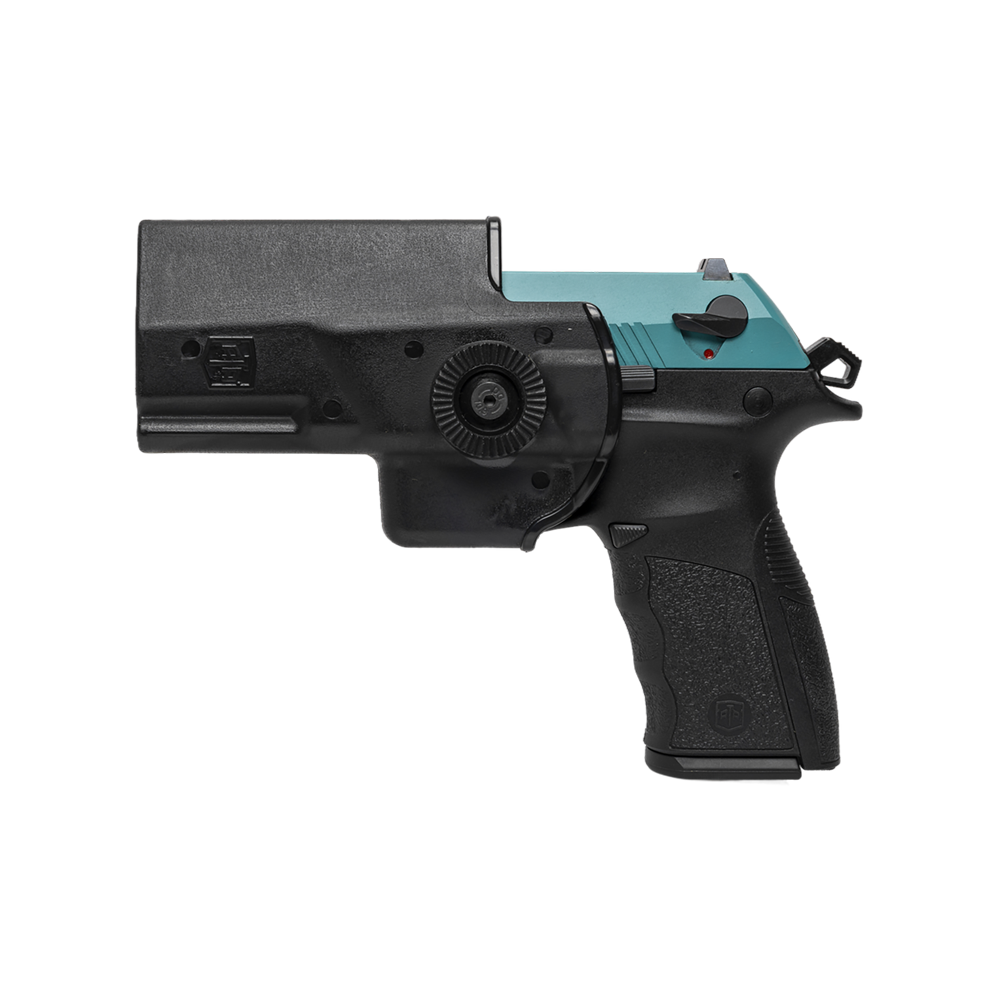 Пистолет АТА9 калибр 9*19 мм, Bosphorus, голубой затвор, черная рамка. Фото №10 Пистолет АТА9 калибр 9*19 мм, Bosphorus, голубой затвор, черная рамка. Фото №10