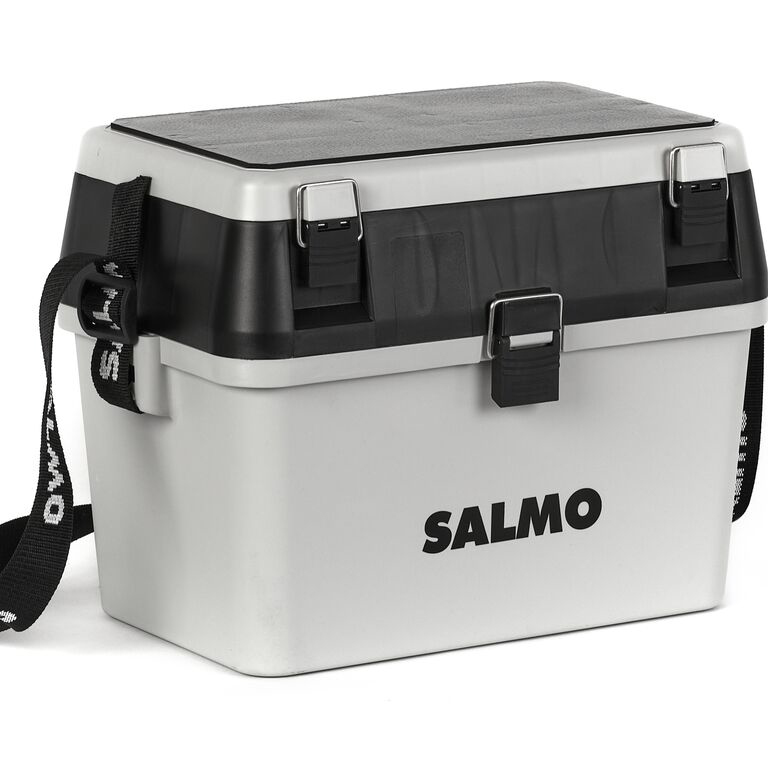 Ящик рыболовный зимний Salmo 2-х ярусный пластиковый с подкладкой (2870) 44х31х43см. Фото №2
