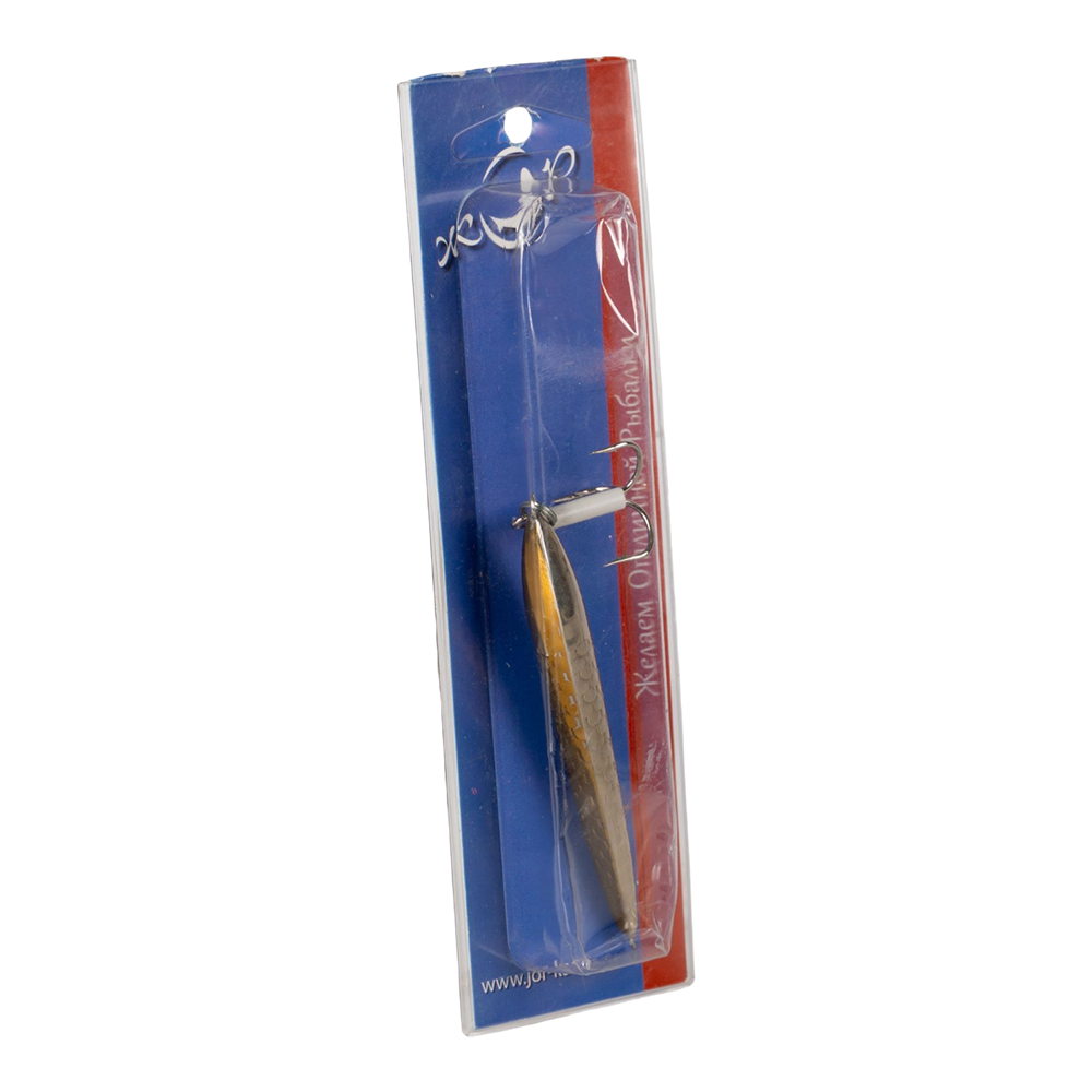 Блесна ЖОР Торпеда шумовая 60мм, 15гр, цвет (латунь/нейзильбер). Фото №2