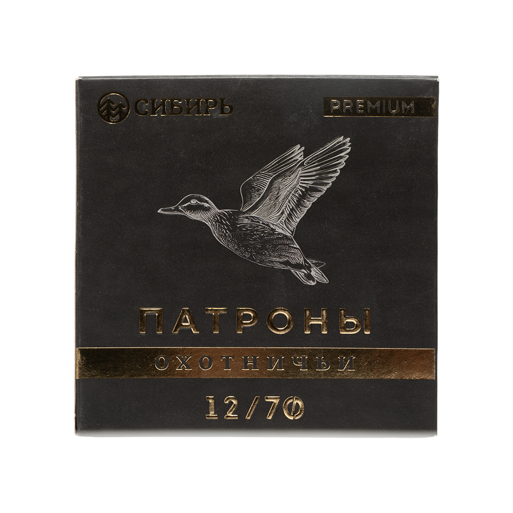 Патрон СИБИРЬ PREMIUM 12/70 охотничий дробовой 34г №1 (CX-2000) (пачка 25 шт) (в коробке 250шт). Фото №5
