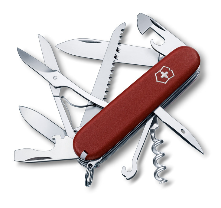 Нож Victorinox карманный ECOLINE 91мм / матовый красный (шт). Фото №2