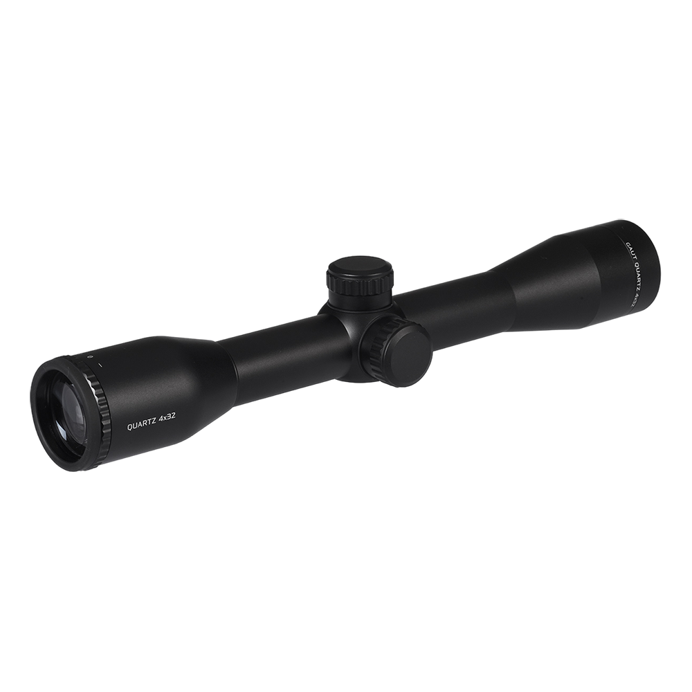 Прицел Gaut Quartz 4x32, сетка 3 (Mil-Dot) нить, без подсветки, 25.4мм, поправки 1/4 МОА. Фото №3