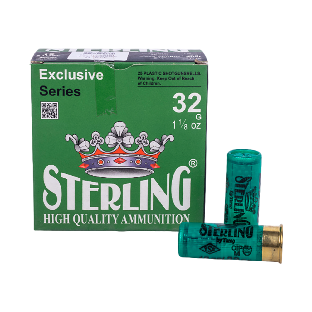 Патрон STERLING 12/70 № 4 32 гр. (в пачке 25 шт.). Фото №2