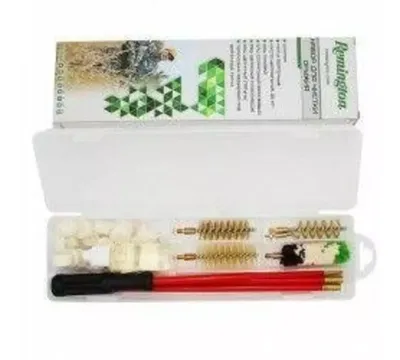 Набор для чистки оружия Remington, калибр 20 (в пластиковом прозрачном футляре). Фото №2