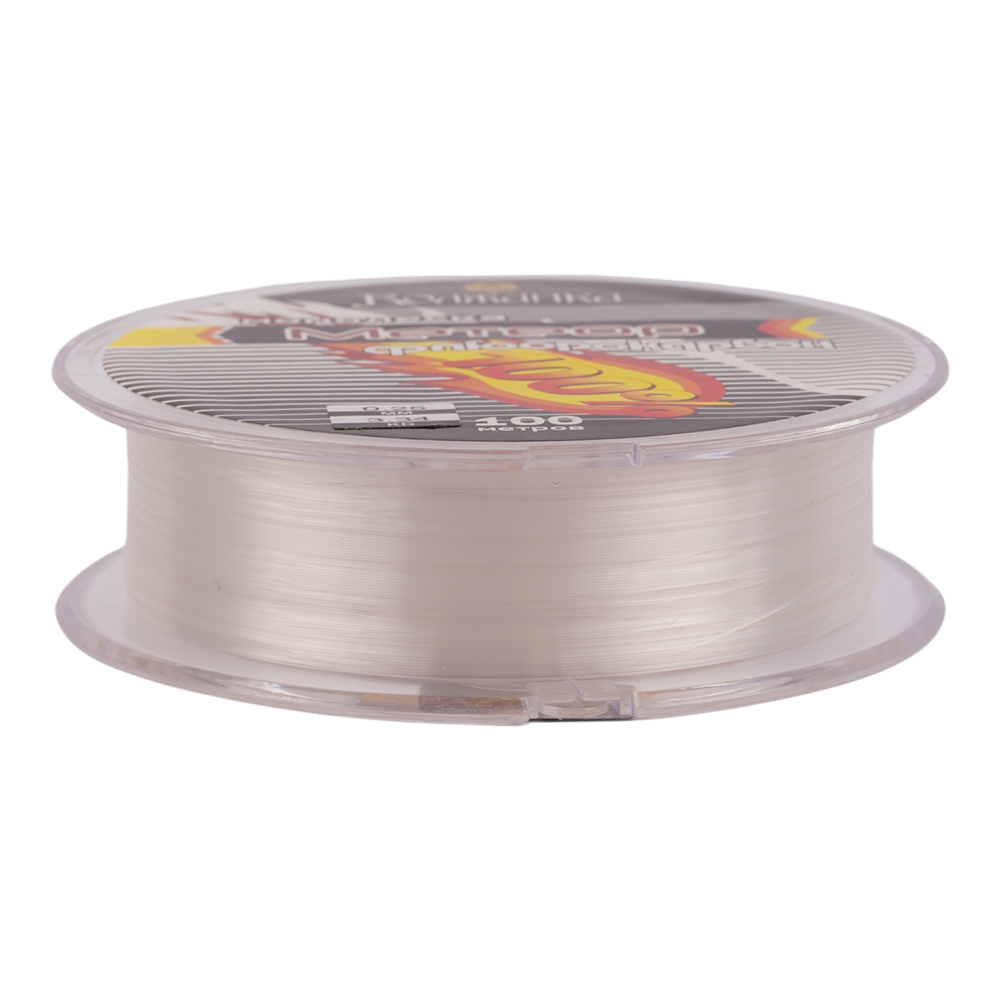 Леска флюрокарбоновая Волжанка "Метеор" 100м/0.25мм 3.34кг цв. прозрачный. Фото №3