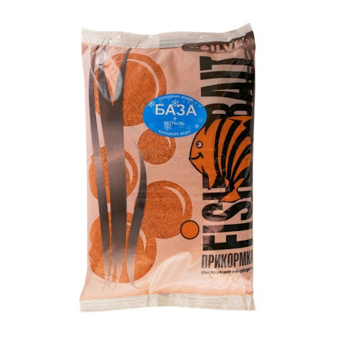 Прикормка FishBait серия «ICE Silver» 1 кг. База + Мотыль. Фото №1