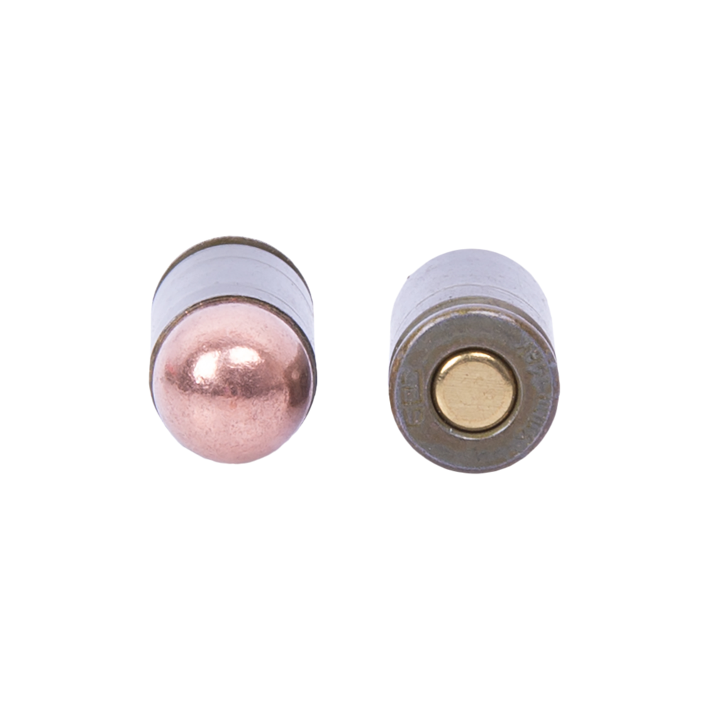 Патрон нарезной БПЗ калибр 9х18 Makarov Luger FMJ лакированная гильза 6,1 гр.(в пачке 40 шт.) (в коробке 1000). Фото №5