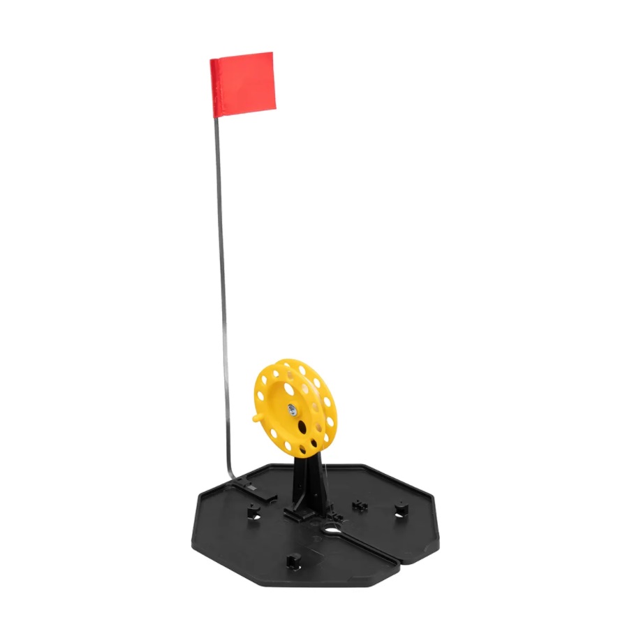 Набор жерлиц на подставке оснащенная ЖЗО-04 (d-185мм.катушка d-63мм) (10шт) ТОНАР. Фото №4 Набор жерлиц на подставке оснащенная ЖЗО-04 (d-185мм.катушка d-63мм) (10шт) ТОНАР. Фото №4