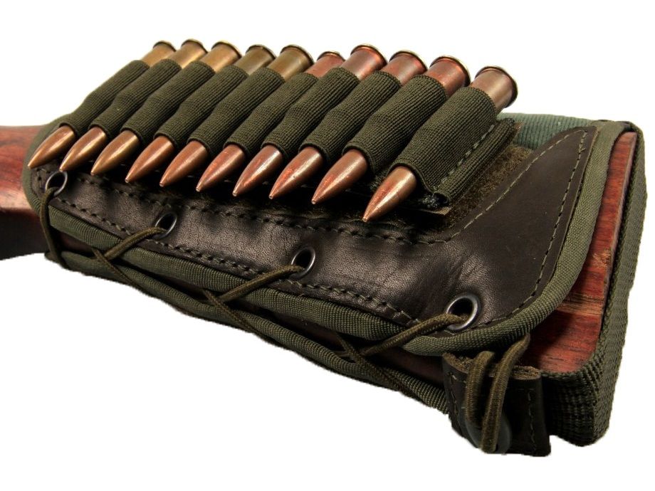 Патронташ на приклад на 10 патронов (7,62 кбр) "Лайт" / Олива /. Фото №5
