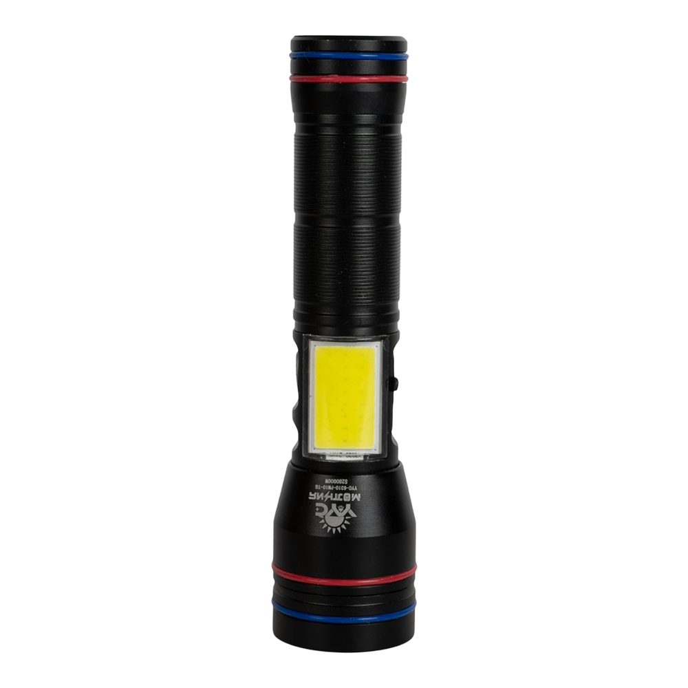 Фонарь ручной (аккумулятор 26650,+COB диод, цифровой индикатор заряда, разъем Type-C, power bank, магнит). Фото №2