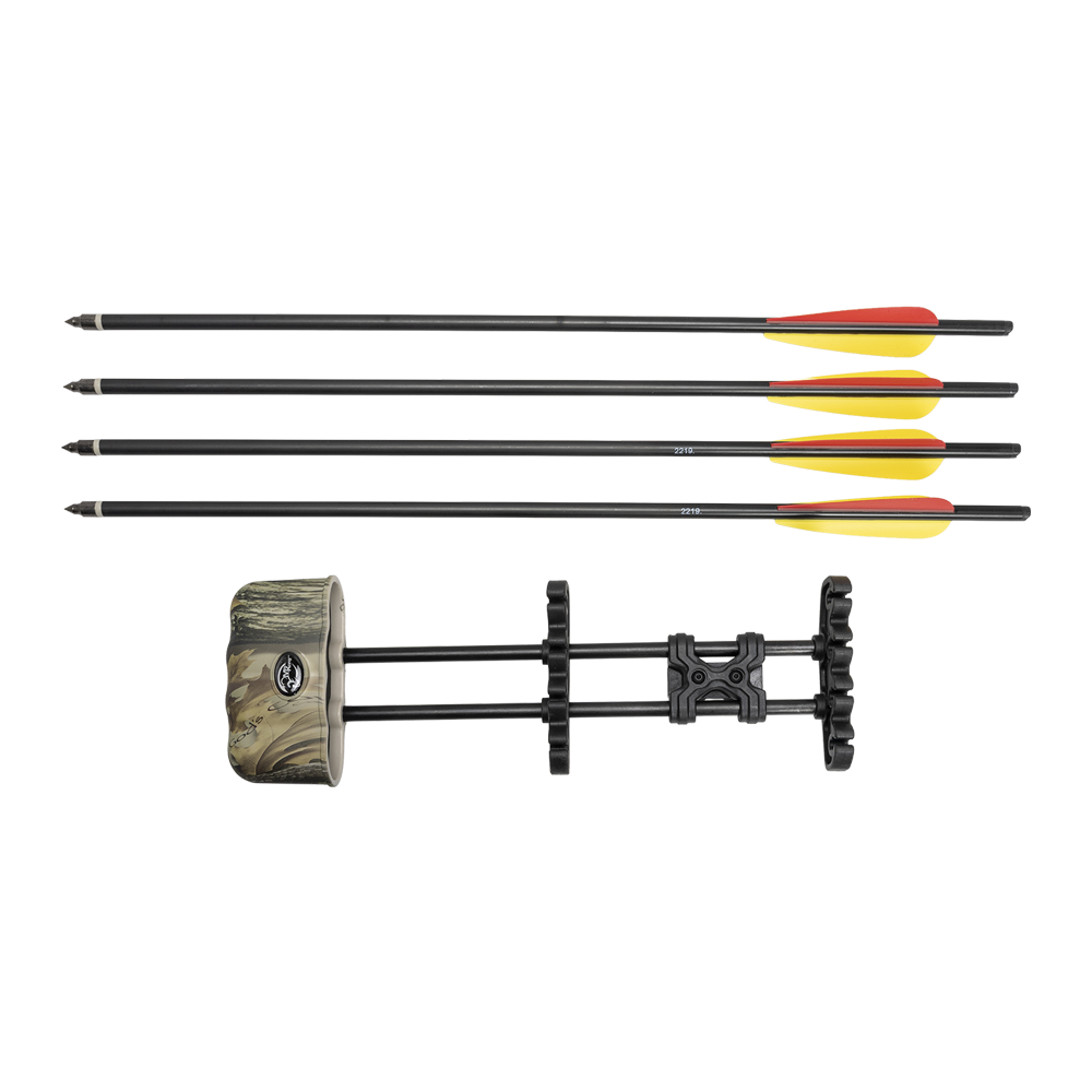 Арбалет блочный Mun Kung - MK XB56 (камуфляж, 4 стрелы, воск, прицел 4х32, ремень, кивер, натяжитель. Фото №15