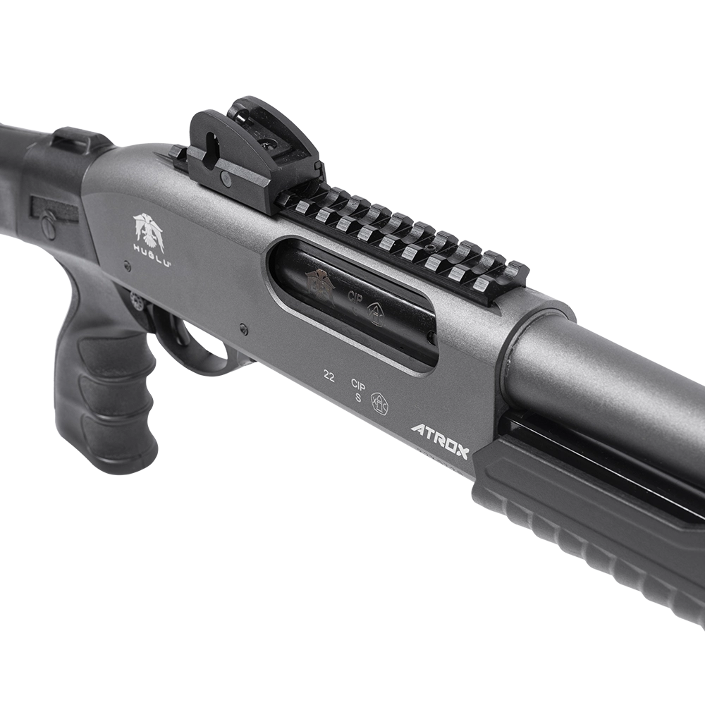Ружье Huglu Atrox Tactic GREY 2 12x76 PUMP ACTION SHOTGAN L=510. Фото №4