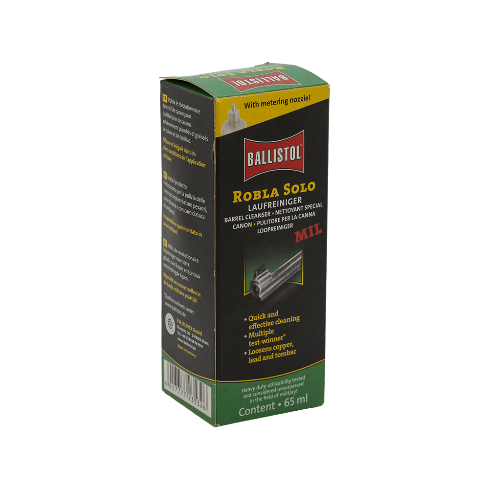 Средство для очистки cтволов Robla-solo mil   65ml. Фото №1