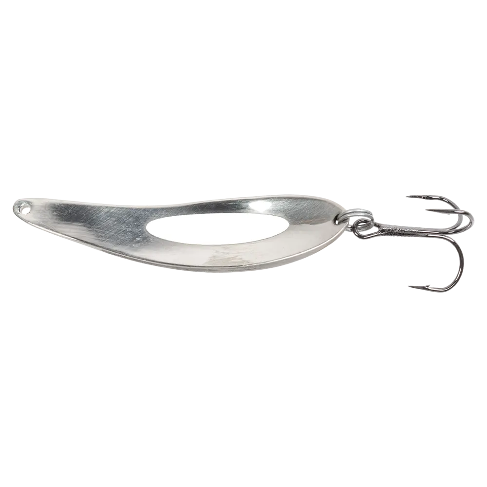 Блесна ЖОР Ятаган 65мм, 13гр, цвет (латунь/нейзильбер) тройник. Фото №1