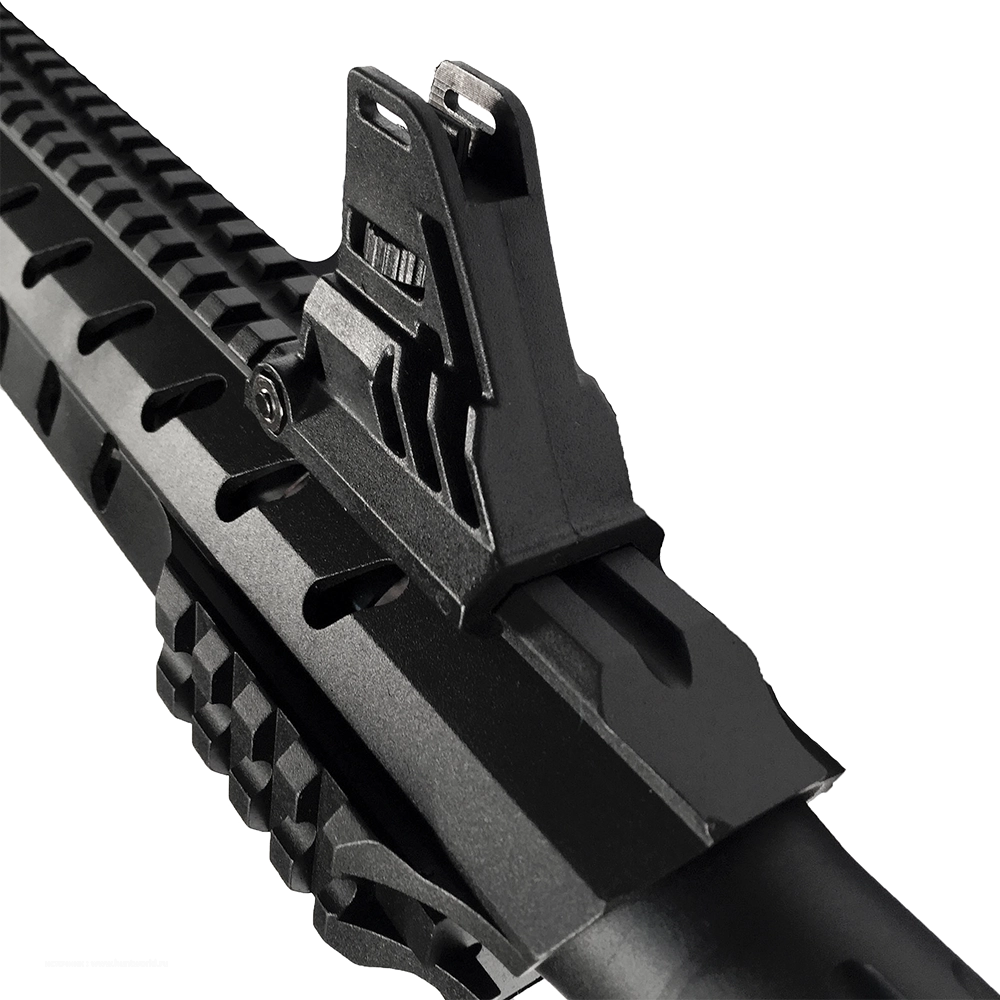 Ружье Huglu XR7 Black, тактическое полуавтоматическое, 470мм, 12х76, 2+5+10 зарядный магазин, ключ, кейс . Фото №3