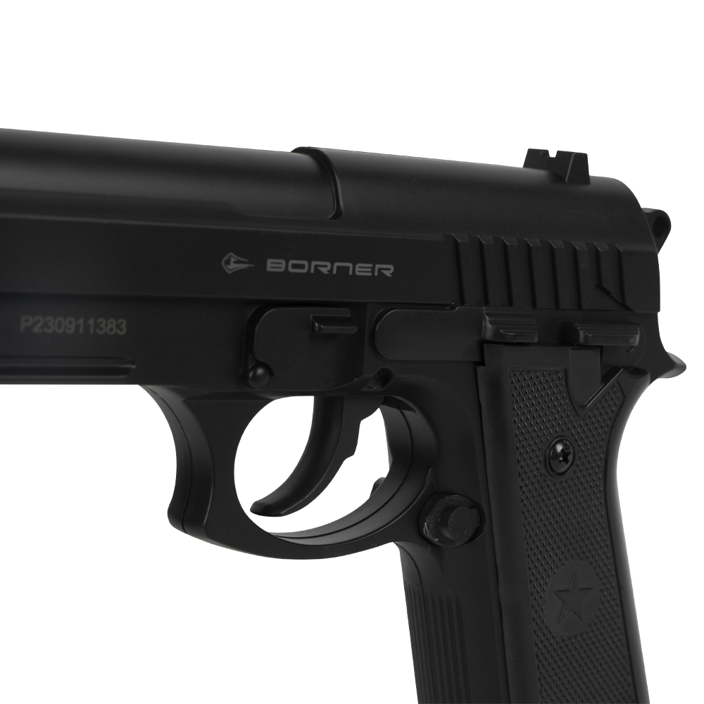 Пистолет страйкбольный BORNER 92, калибр 6 мм. Фото №3