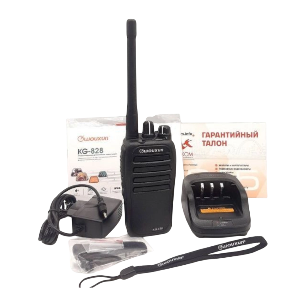 Радиостанция Wouxun KG-828V 10 Вт (136-174 МГц) портативная. Фото №3