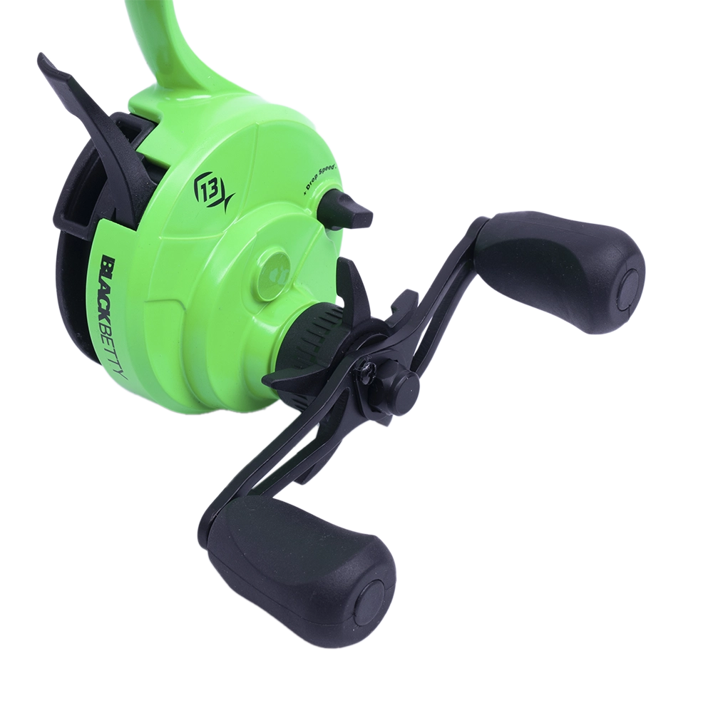 Катушка 13 FISHING FreeFall Ghost Radioactive Pickle - Left Hand (Green). Фото №2