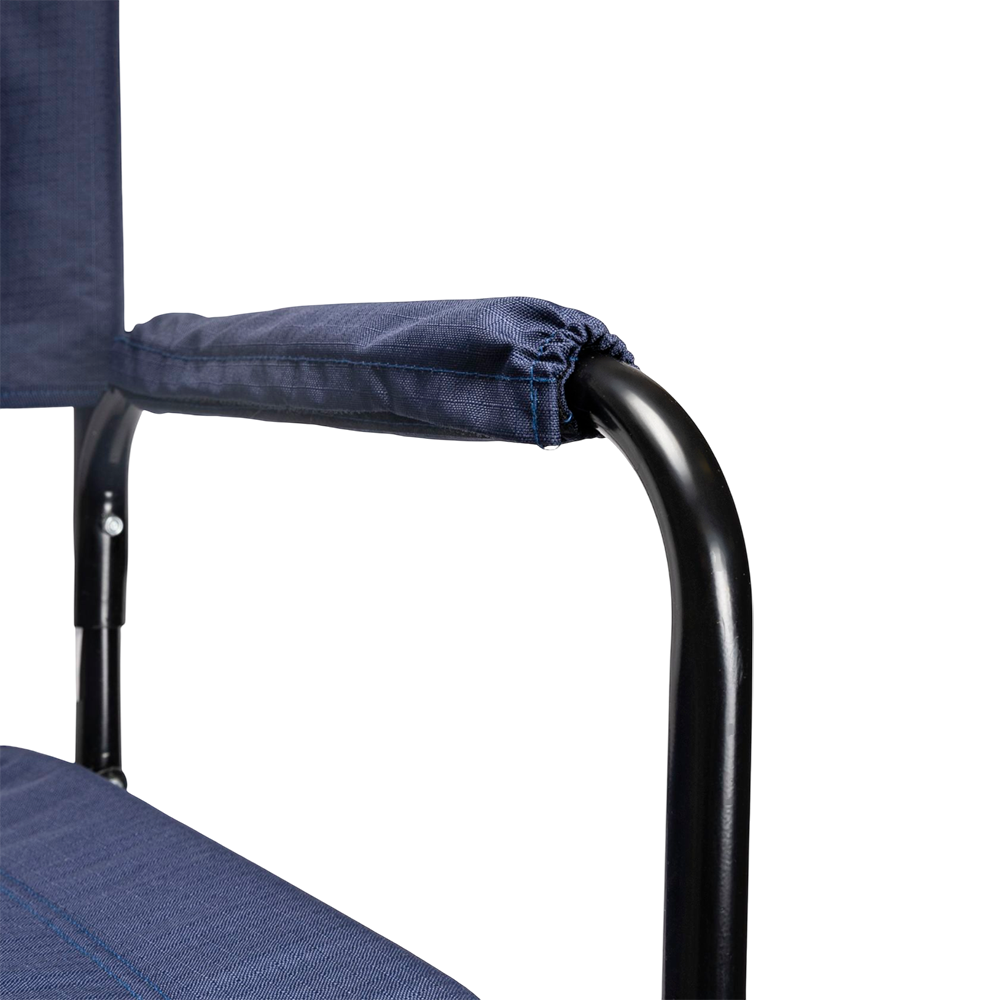 Кресло складное "СЛЕДОПЫТ" 585х450х825 мм, сталь 20 мм, синий. Фото №6 Кресло складное "СЛЕДОПЫТ" 585х450х825 мм, сталь 20 мм, синий. Фото №6