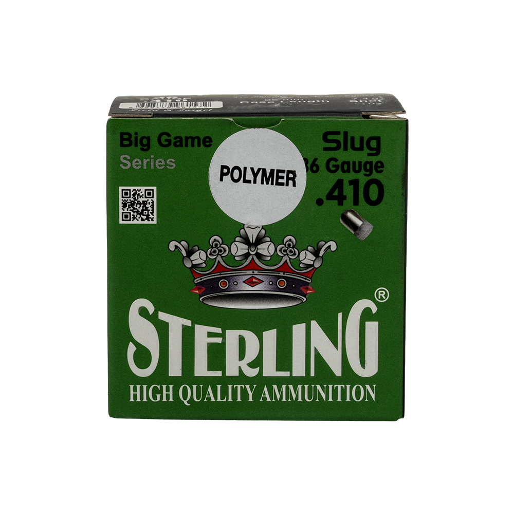 Патрон STERLING калибр 410 SLUG POLYMER (пачка 25 шт.). Фото №1