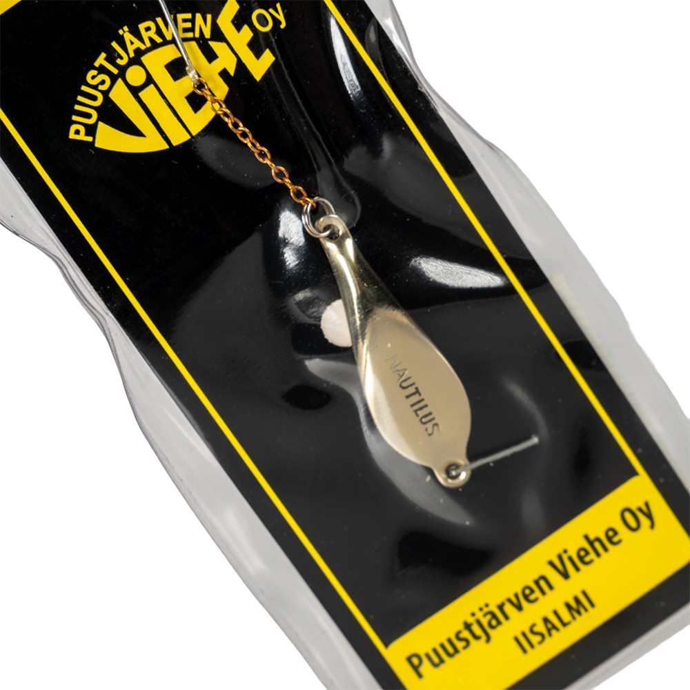 Блесна Puustjarven Nautilus 40мм, 5гр, цвет (Mes/Hop) цепочка-крючок. Фото №2 Блесна Puustjarven Nautilus 40мм, 5гр, цвет (Mes/Hop) цепочка-крючок. Фото №2