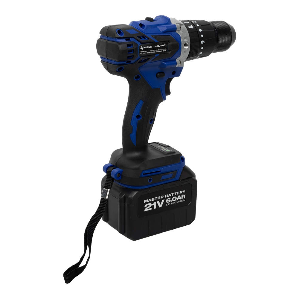 Шуруповерт-электробур 21V 6A (N-CJ-1001) Nisus. Фото №2 Шуруповерт-электробур 21V 6A (N-CJ-1001) Nisus. Фото №2