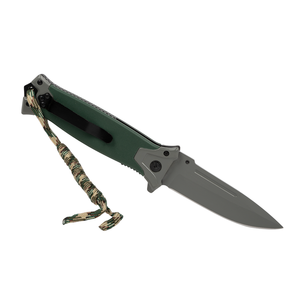 Нож туристический "Browning" 364G, клинок нержавеющая сталь , рукоять G10 (зеленый) (Ярхант). Фото №2