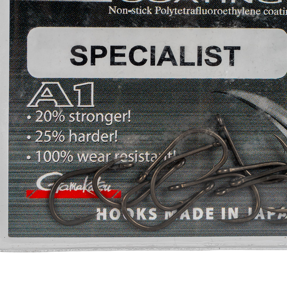Крючок Gamakatsu Hook A1 G-CARP Specialist PTFE №06. Фото №2 Крючок Gamakatsu Hook A1 G-CARP Specialist PTFE №06. Фото №2