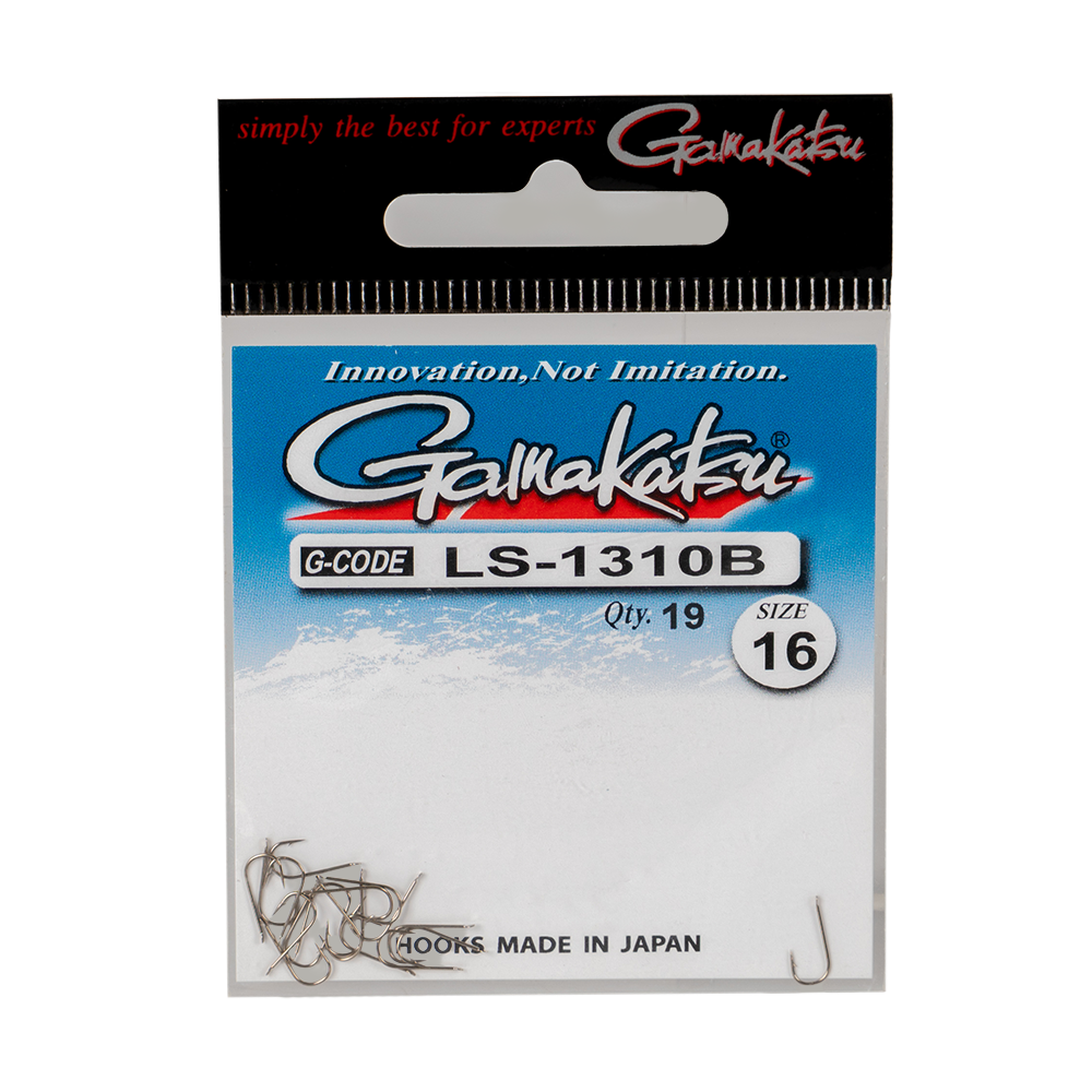 Крючок Gamakatsu Hook LS-1310B 19p N/L №16. Фото №1 Крючок Gamakatsu Hook LS-1310B 19p N/L №16. Фото №1